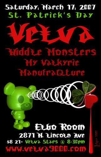 DREAMDAZE performs with Velva at the Elbo Room