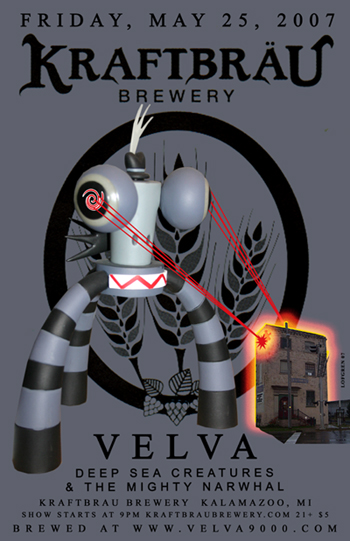 DJ Dazed of DREAMDAZE performs as a member of Velva at the Kraftbrau Brewery