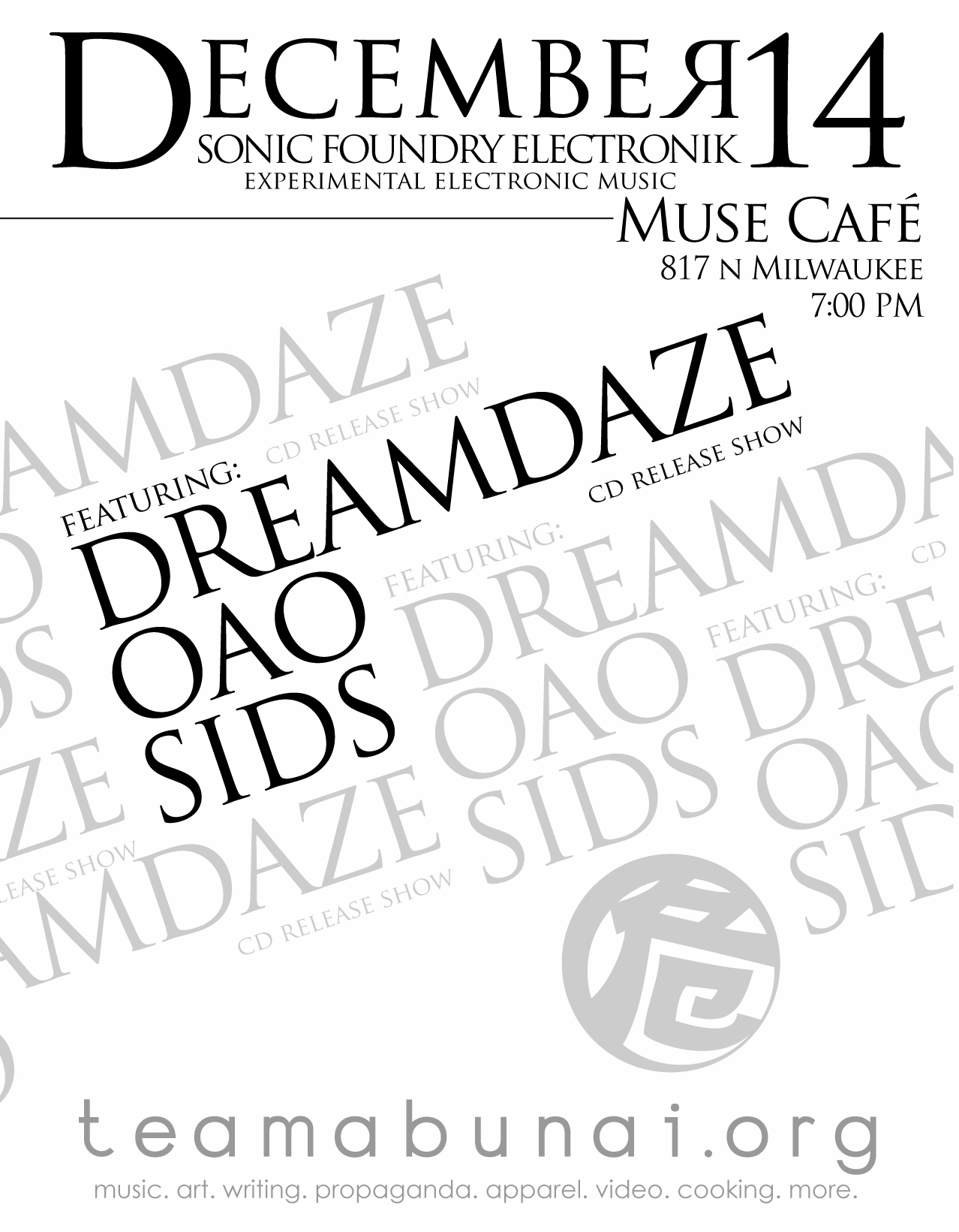 Muse Cafe DREAMDAZE Show